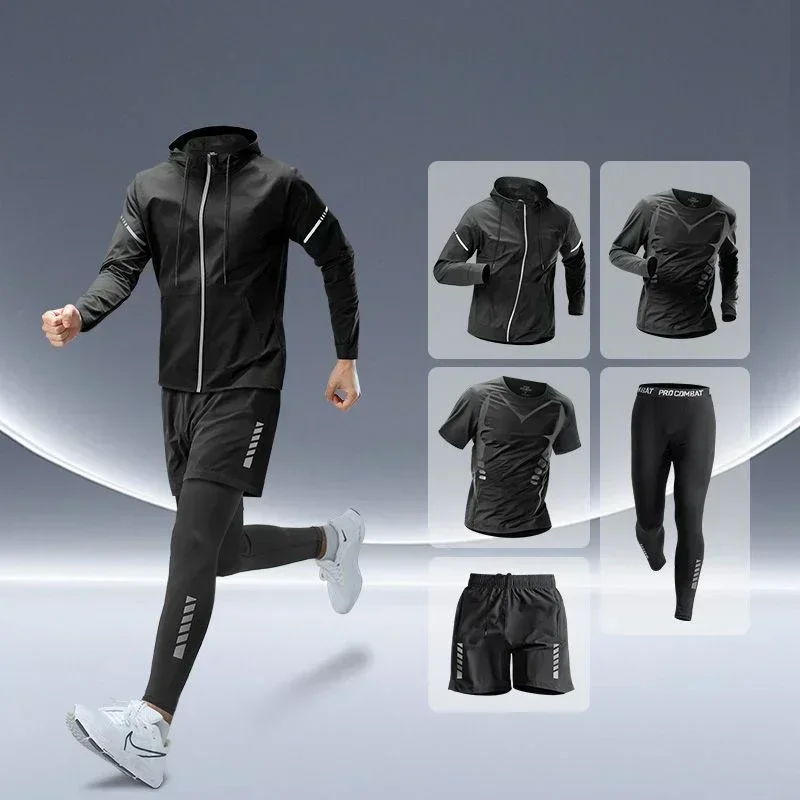 Running Gear Autumn - Set da Corsa per Uomo, Abbigliamento