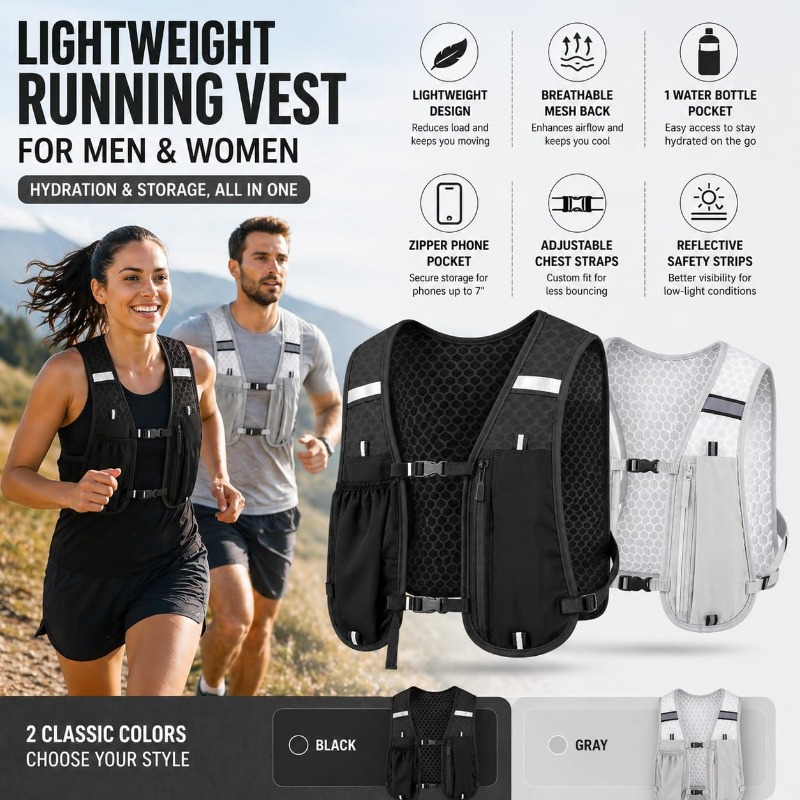 Gilet Riflettente Leggero per  - Running Gear Autumn recensione e prezzo