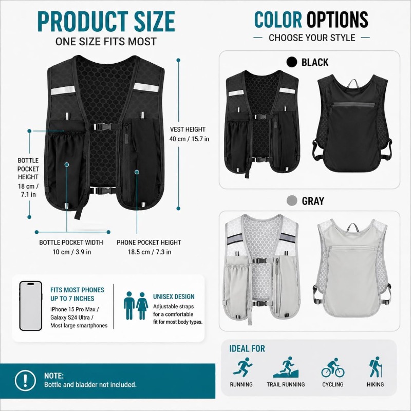 Gilet Riflettente Leggero per  - Running Gear Autumn recensione e prezzo