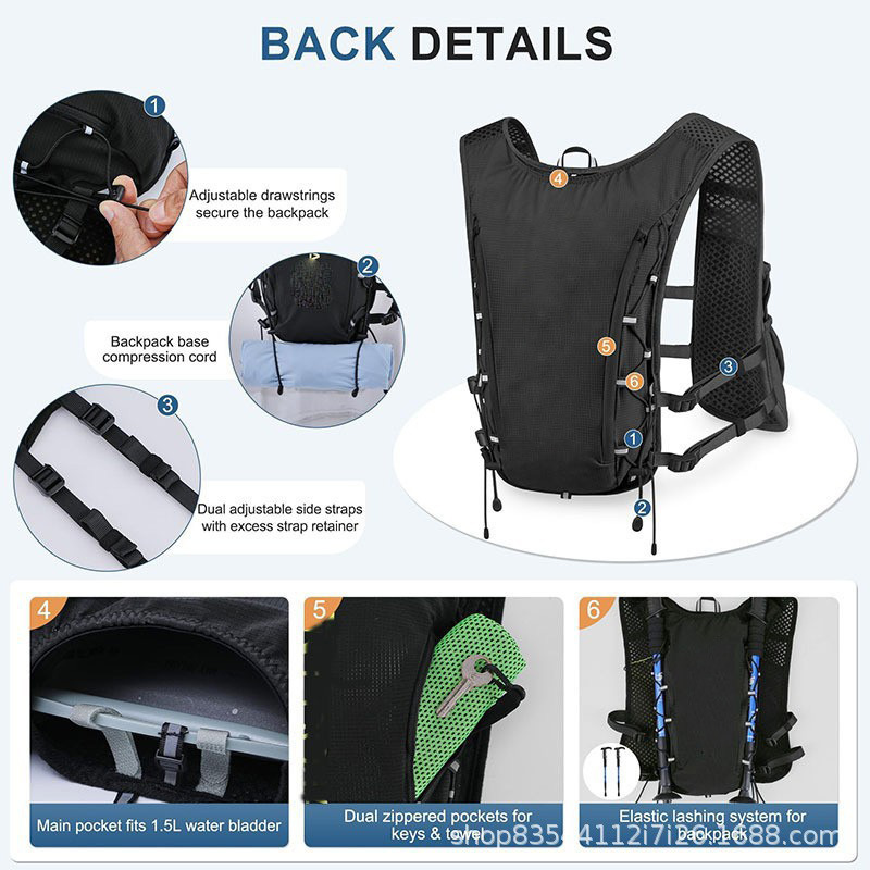 Gilet idrico, zaino da cross-c - Running Gear Competition recensione e prezzo