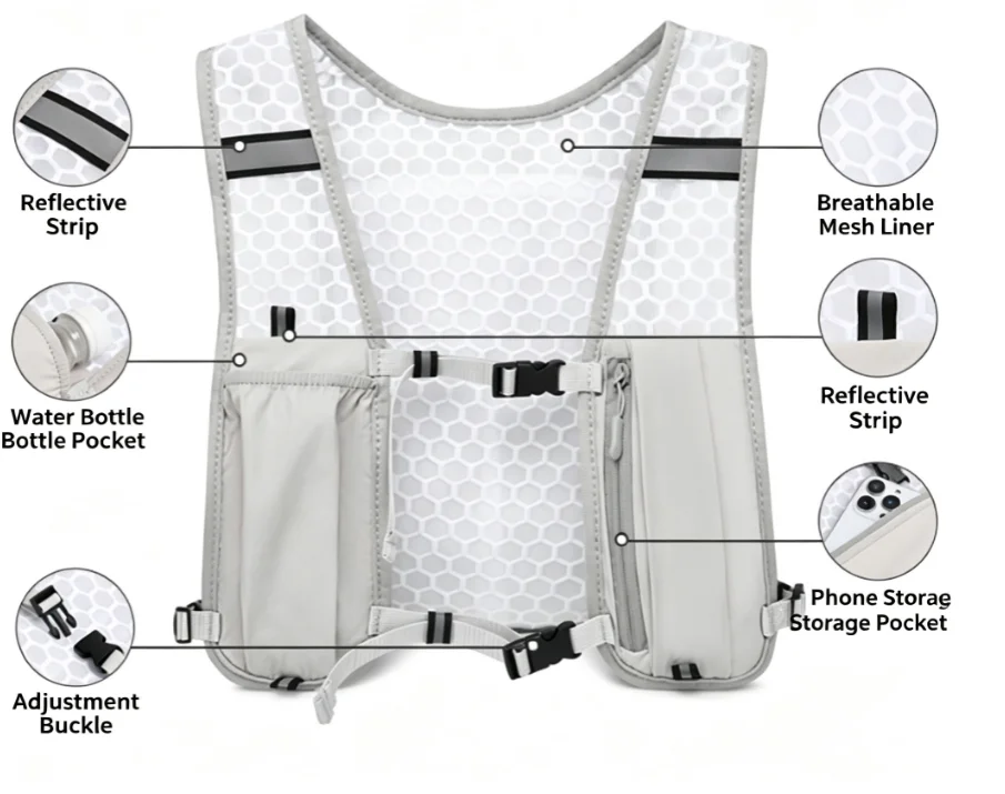 Gilet da Corsa Leggero Riflett - Running Gear For Your Phone recensione e prezzo