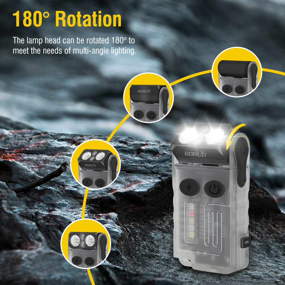 BORUiT V20 Torcia Portachiavi  - Running Headlamp Led recensione e prezzo