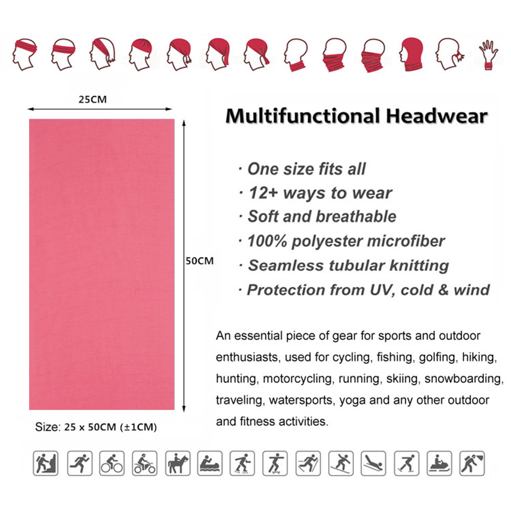 Bandana da esterno rosa senza  - Running Gear Autumn recensione e prezzo