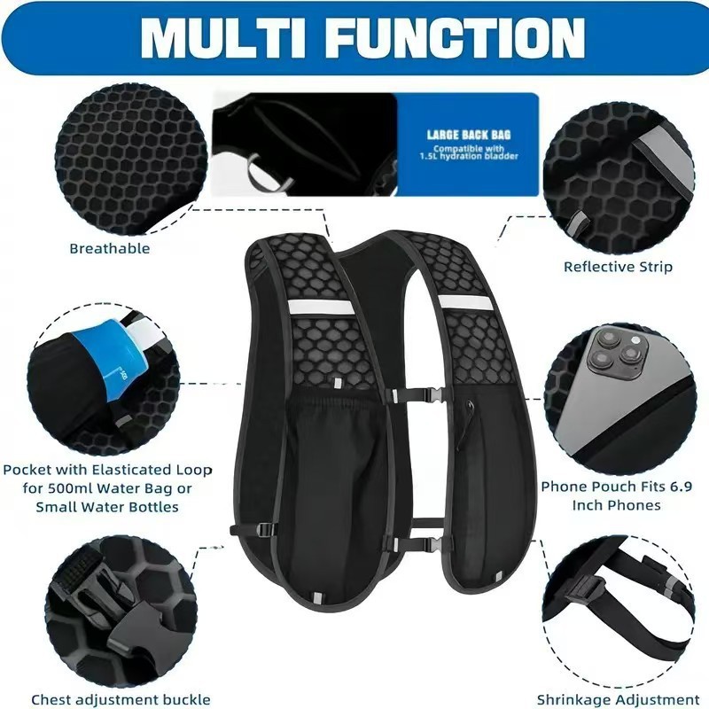 Zaino Idratazione Leggero per  - Running Gear Autumn recensione e prezzo