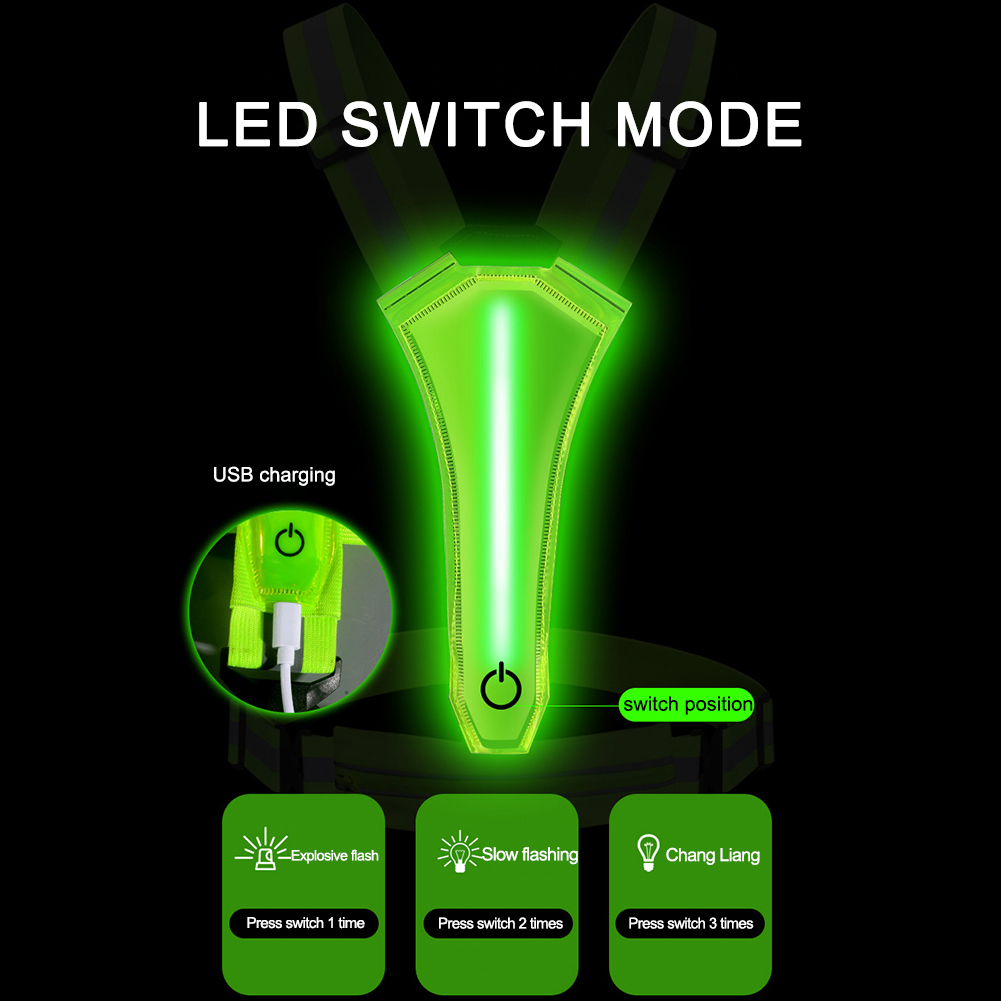 Gilet Riflettente a LED per Co - Running Gear Autumn recensione e prezzo